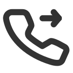Phone Forwarded SVG Icon